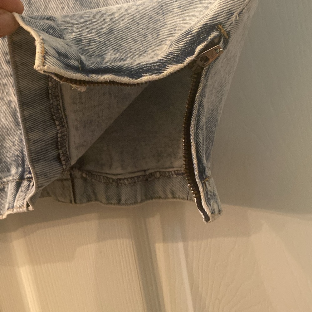Vintage Blue JORDACHE Denim Jean Pencil Skirt - Picture 6 of 15